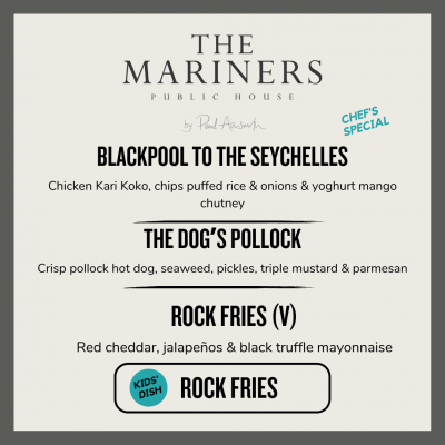 The Mariners - We take the crispiest pollock hot dog and serve it